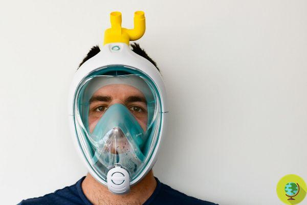 Engenheiro transforma máscaras de mergulho Decathlon em respiradores graças à impressão 3D