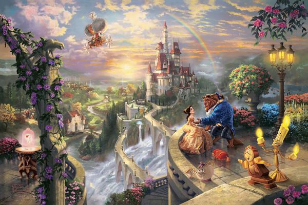 El artista que transforma el mundo mágico de Disney en extraordinarios cuadros (FOTO)
