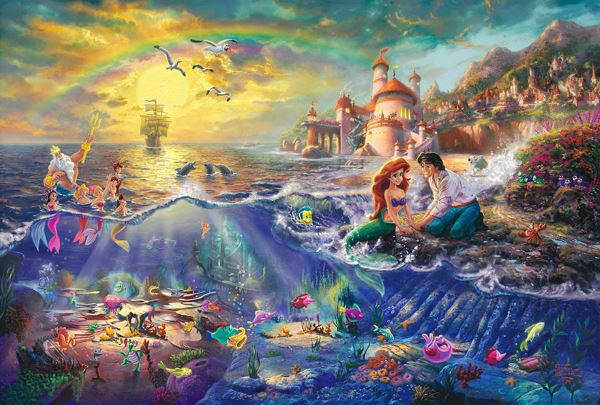 El artista que transforma el mundo mágico de Disney en extraordinarios cuadros (FOTO)