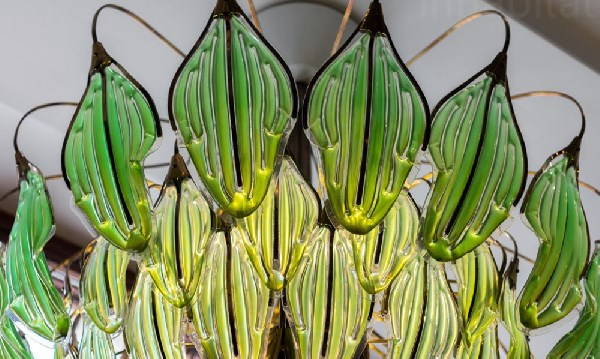 The 'living' chandelier made with algae that purifies the air and absorbs CO2