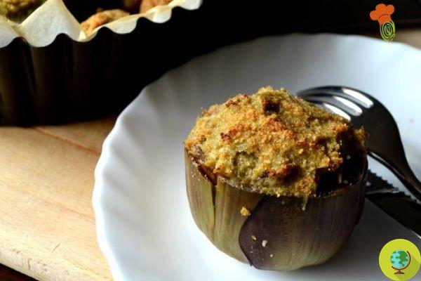Stuffed artichokes: the vegan recipe