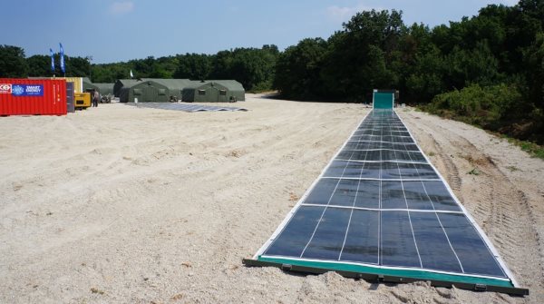 Fotovoltaica: creó la 'alfombra' que produce energía limpia