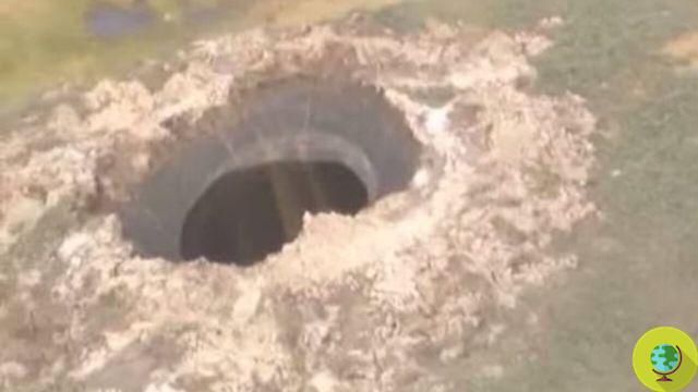 El misterio del enorme agujero que apareció en Siberia (VIDEO)