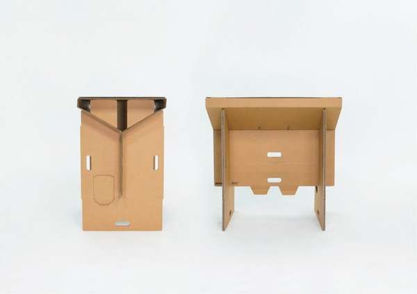 Standing Desk: el escritorio portátil de cartón contra el sedentarismo