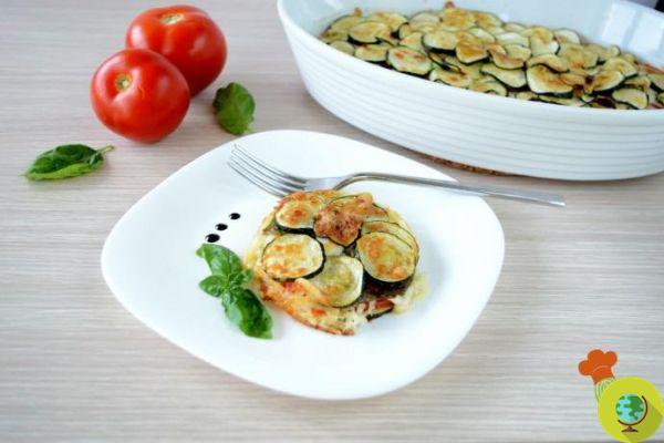 Courgette blanche parmigiana : recette légère et facile à préparer