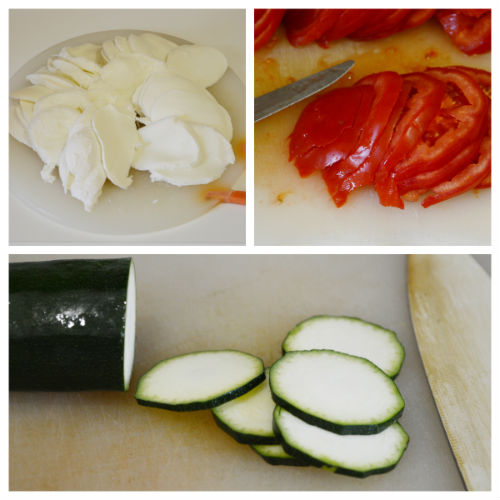 White courgette parmigiana: light recipe and easy to prepare