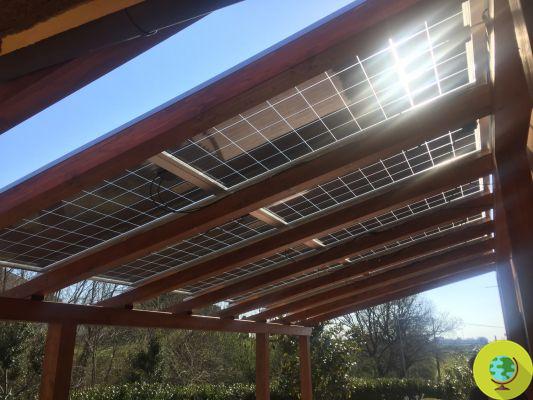 A la sombra de un cenador fotovoltaico: las ventajas