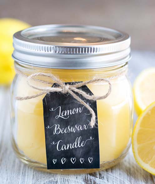 Velas de limão DIY: 3 receitas para fazê-las em casa