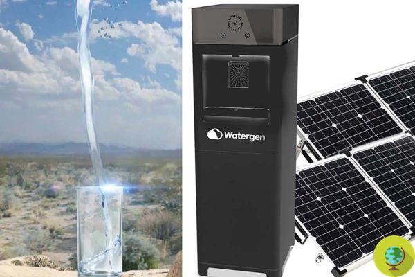 Produciendo agua potable del aire gracias a la energía solar, el dispositivo Genny gana el CES 2020
