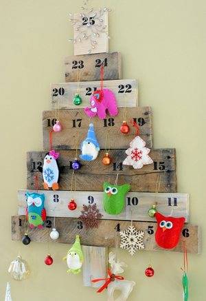 10 décorations de Noël issues du recyclage créatif des palettes