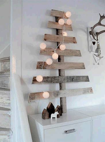 10 Christmas decorations from the creative recycling of pallets