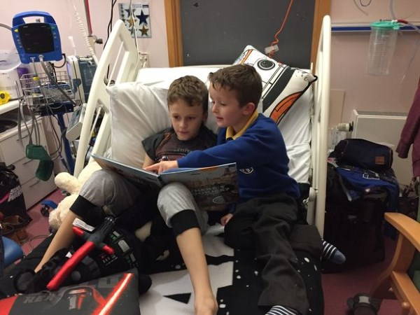 Bailey, the boy who managed to hug his little sister before he died of cancer