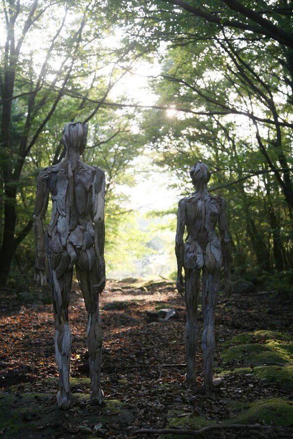 Las misteriosas esculturas naturales de Nagato Iwasaki (FOTO)
