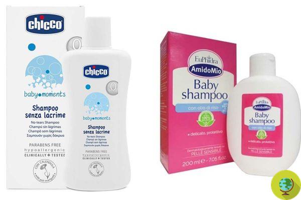 Shampoo para bebês: ainda há muitos alérgenos e Pegs em algumas marcas. Entre os piores Chicco e Euphidra 
