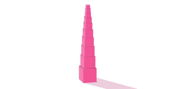 Montessori pink tower: how to make it and what it is for (PHOTO)