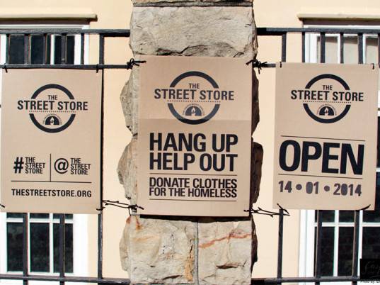 The Street Store: la primera tienda temporal de ropa para pobres y sin techo