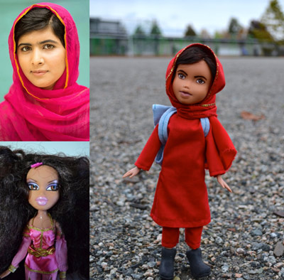 De Frida Kahlo à Malala : l'artiste qui transforme les Bratz en héroïnes pour inspirer les petites filles