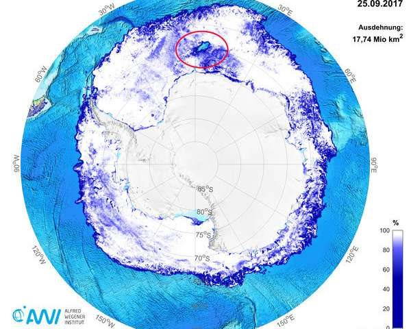 Ese enorme agujero en el corazón del hielo antártico