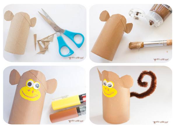 Rollos de papel higiénico: 10 trabajos creativos para hacer con niños