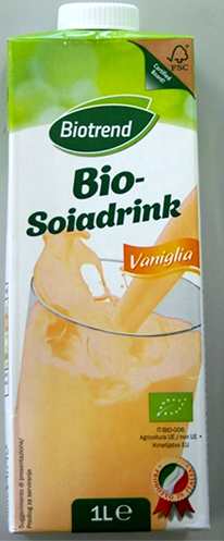 Bio-soiadrink Baunilha: bebida biológica retirada dos supermercados Lidl devido a uma bactéria