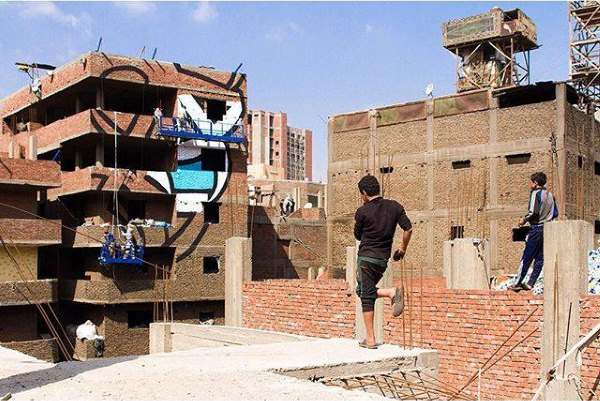 The extraordinary murals that color the Egyptian 'junk city' (PHOTO)