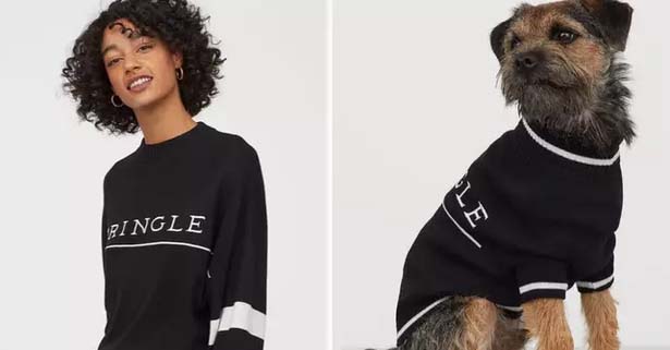 H&M vous habille pour correspondre à votre chien. La dernière folie de la mode jetable