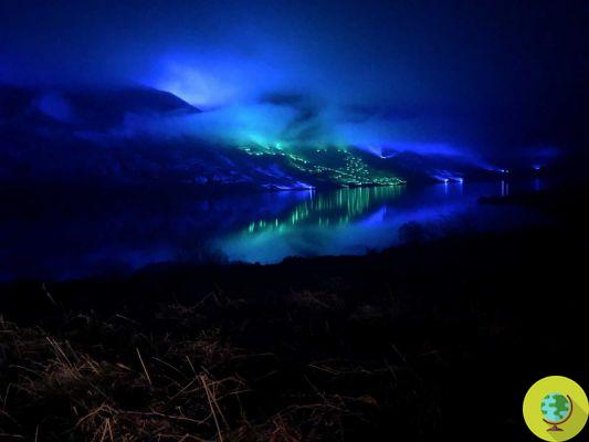Parece una aurora boreal: las colinas irlandesas transformadas en el cuadro digital más grande del mundo