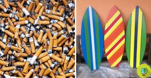 This São Paulo venue transforms cigarette butts into surfboards for children in need