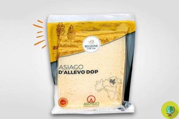 Retirada del queso Asiago DOP por alérgenos de huevo que no se pueden leer en la etiqueta