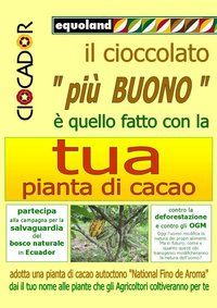 SOS Chocolate: adopt a cocoa plant too!