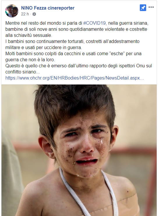 Enquanto o mundo fala sobre COVID19, crianças são estupradas, torturadas e usadas como isca na guerra na Síria