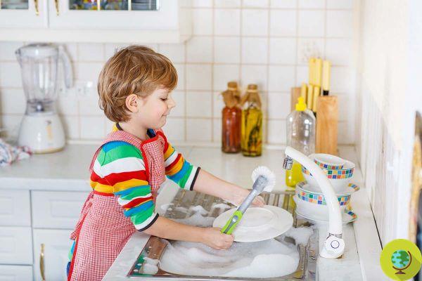 Because it is important for children to help with housework from an early age