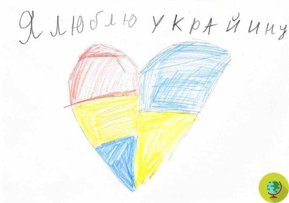 Tanques, helicópteros, cadáveres: dibujos de niños ucranianos muestran todo el horror de la guerra