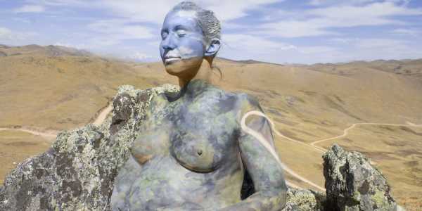 Pintura corporal: las espectaculares imágenes del hombre rodeado de naturaleza (FOTO y VÍDEO)