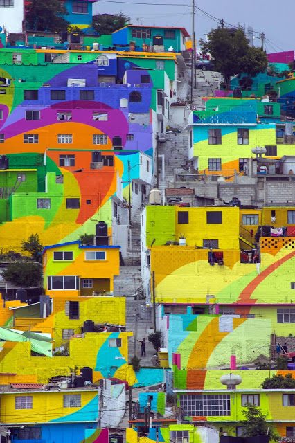 Street art: in Mexico the neighborhood that eliminated violence with colors (PHOTO)