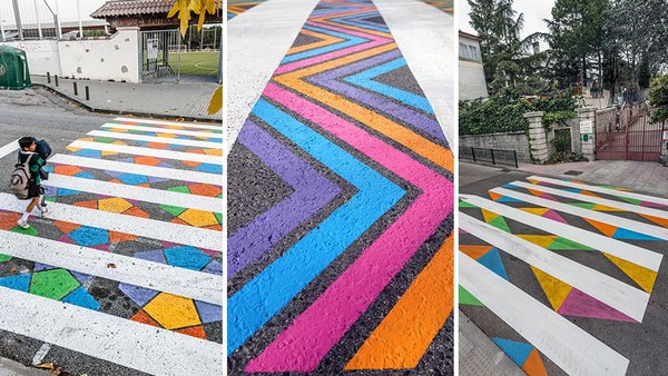 As passagens de pedestres de Madri se tornam multicoloridas graças à arte de rua (FOTO)