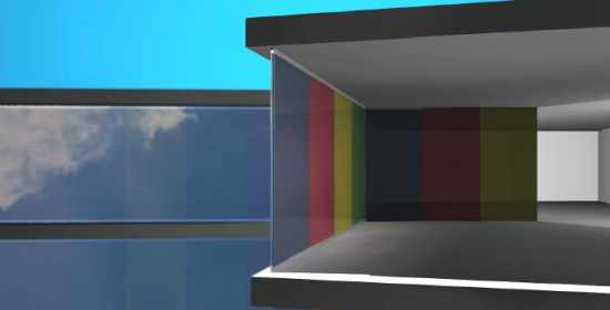 SunIsMore: solar thermal becomes transparent and multicolored