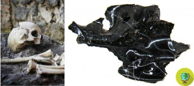 Herculano, por primera vez hallaron restos de un cerebro de una de las víctimas de la erupción
