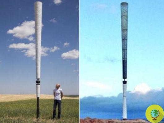 The low cost bladeless turbine: produces energy by oscillating (PHOTO)