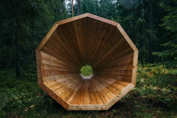 Os megafones de madeira que amplificam os sons da Natureza