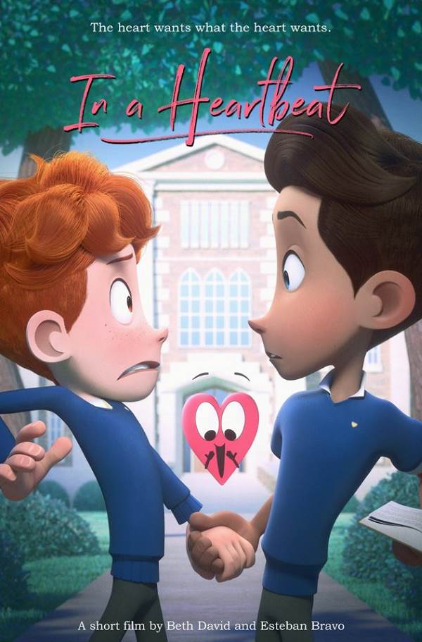 In a Heartbeat, the beautiful animated short film about a gay love story funded from below