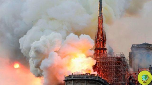 Incêndio de Notre-Dame: a estrutura é segura. É por isso que Canadair não pode ser usado