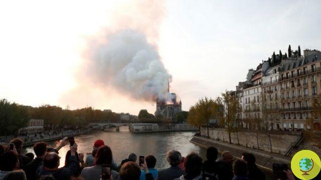Incêndio de Notre-Dame: a estrutura é segura. É por isso que Canadair não pode ser usado