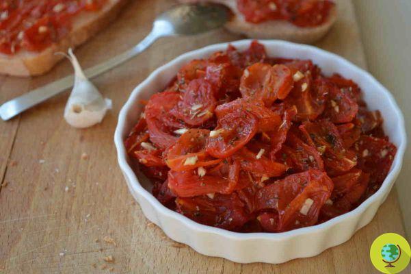 Confit tomatoes, the original step by step recipe