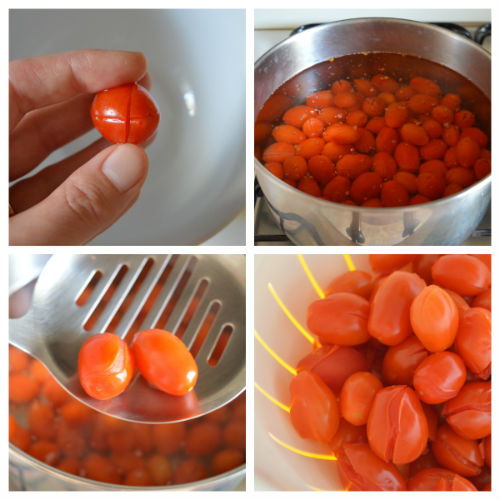 Confit tomatoes, the original step by step recipe