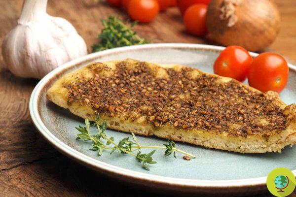 Za'atar: how to make Lebanese spice mix and manaqish recipe to use it