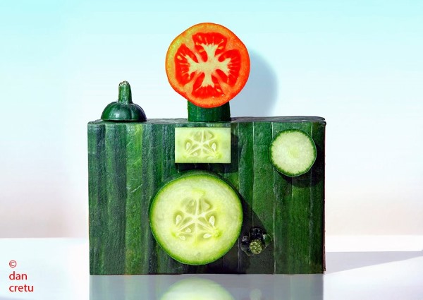 Food Art : les étonnantes sculptures de fruits et légumes de Dan Cretu