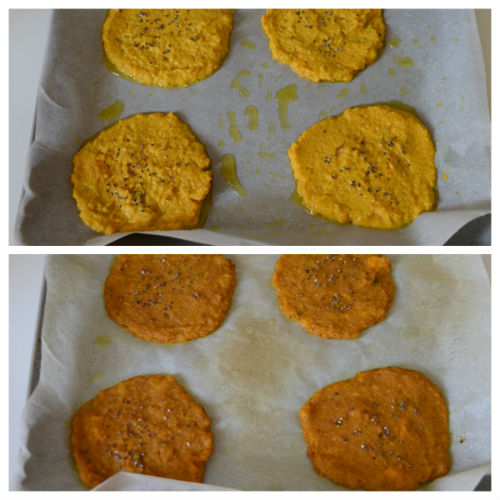 Pumpkin scones with turmeric and sage without yeast