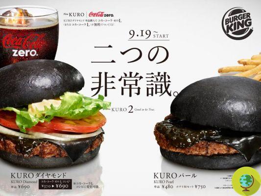 Black Burger: That black cheeseburger smoked with bamboo charcoal