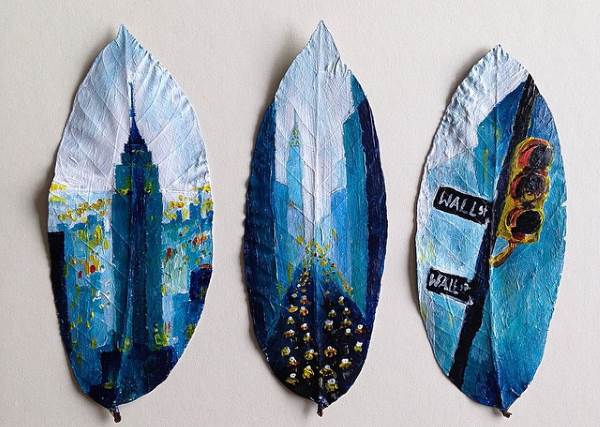 Joanna Wirażka, the 16-year-old artist who paints on leaves (PHOTO)